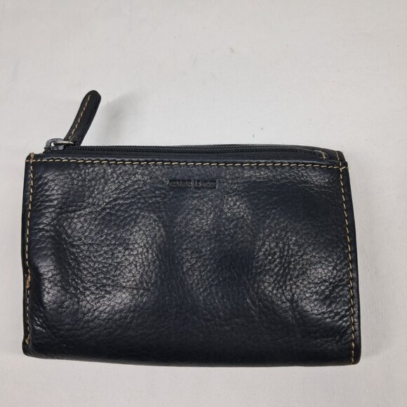 Fossil Black Soft Genuine Leather 3 Trifold Wallet - Picture 2 of 9